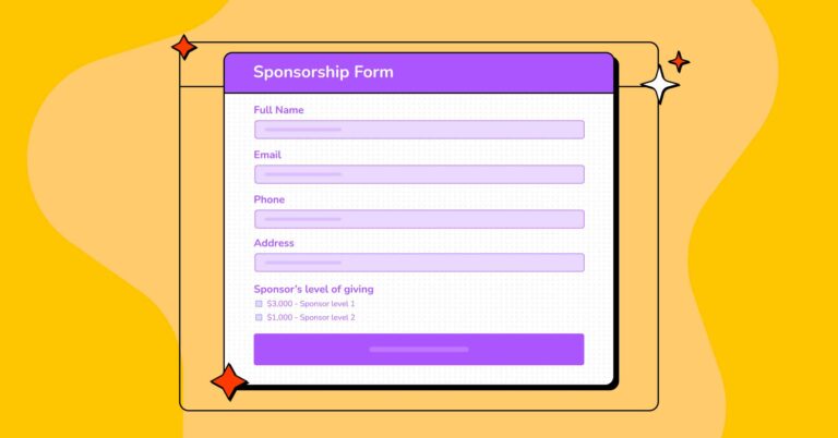 How to Create a Sponsorship Form in WordPress