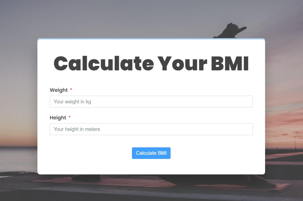 Create a WordPress BMI Calculator for Health-Focused Website - Fluent Forms