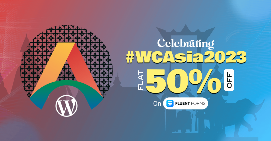 Fluent Forms WordCamp Asia 2023 deal