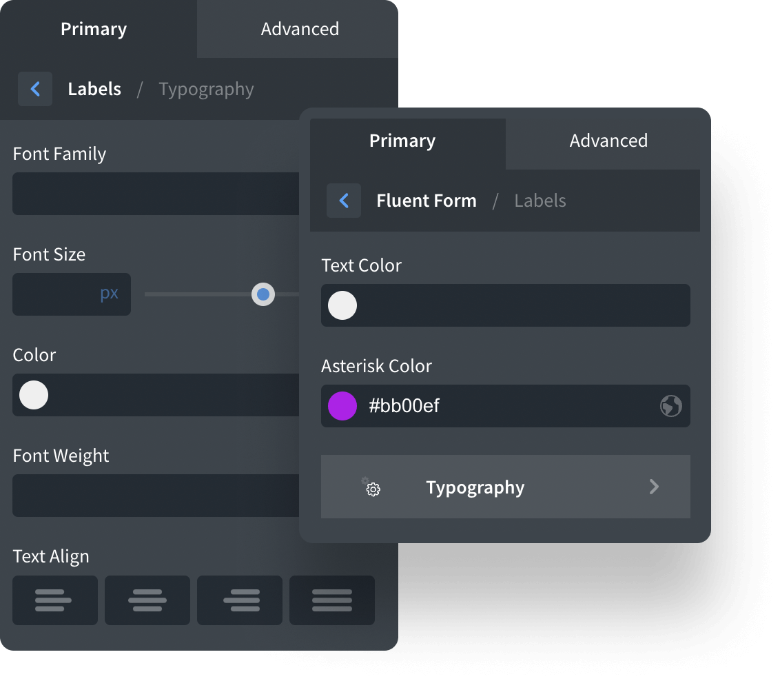 Fluent Forms Oxygen Builder Widget - Fluent Forms