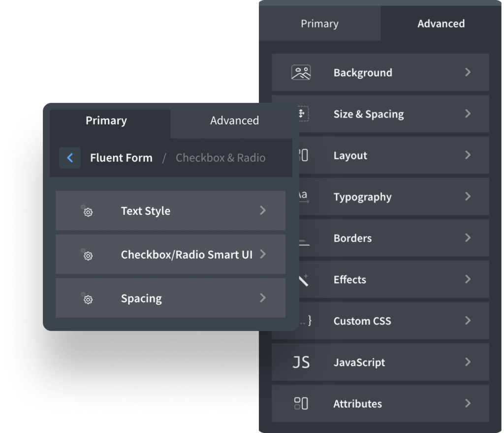 Fluent Forms Oxygen Builder Widget - Fluent Forms