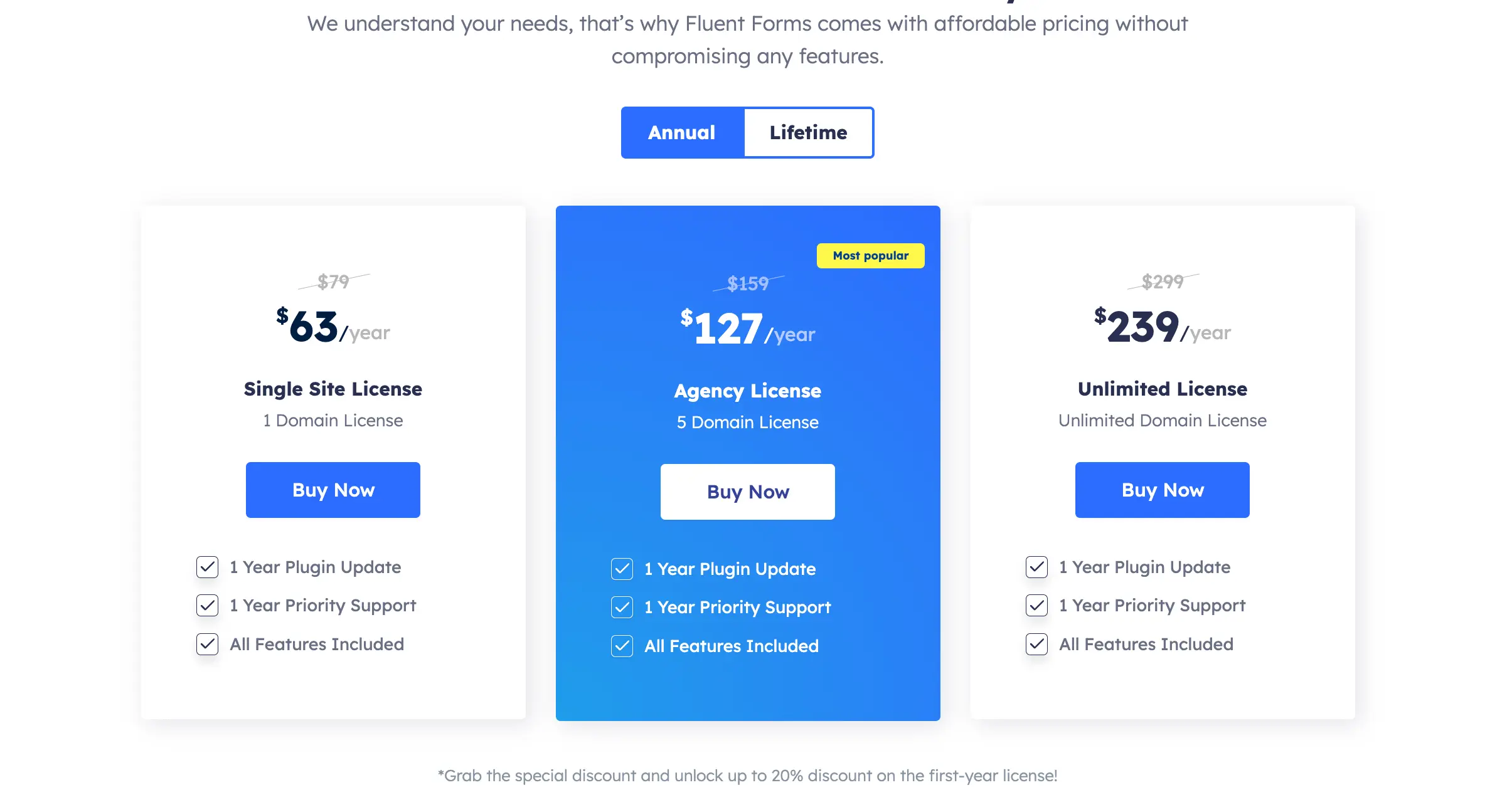 Pricing plan 27267