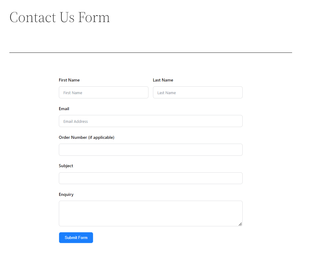 best contact us page examples created with Fluent Forms
