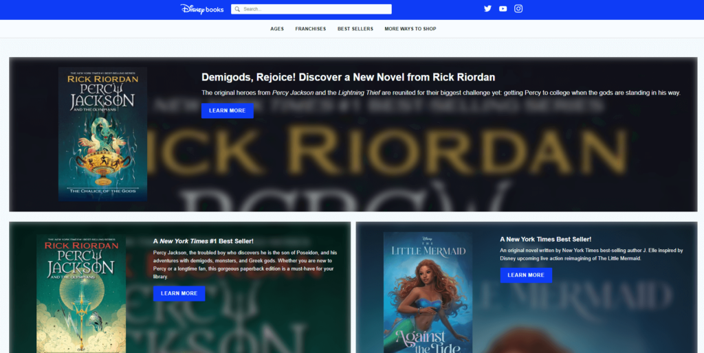 wordpress blog examples: Disney
