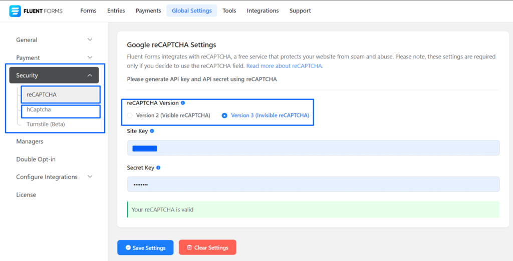 WordPress contact form plugin with captcha 