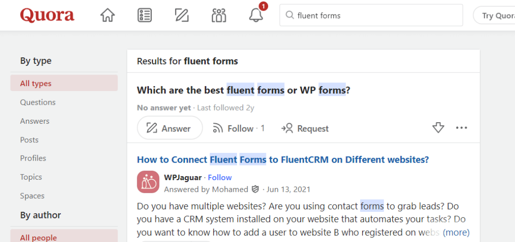 quora as a lead generating platform