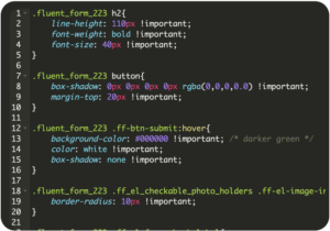 Features of Fluent Forms
