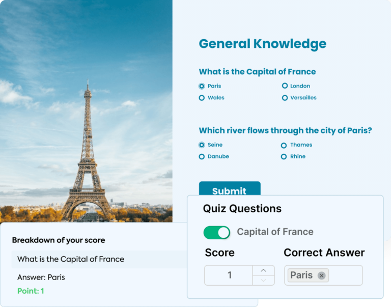 Quiz and Survey - Fluent Forms