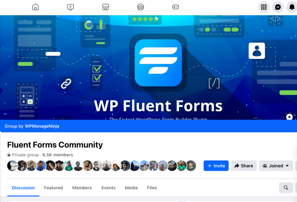 Fluent forms facebook community WPManageNinja