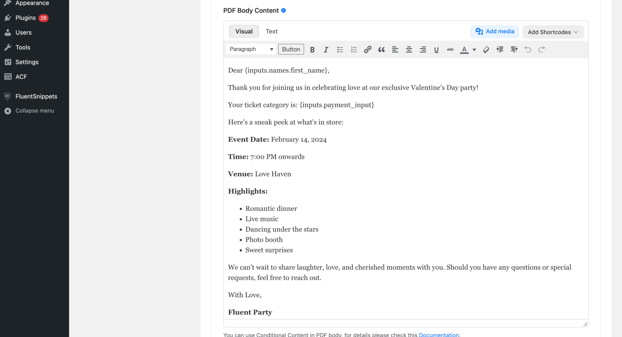 How to Create a Valentine's Day Party Invitation Form - Fluent Forms