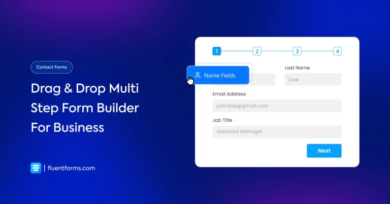Powerful Drag & Drop Multi Step Form Builder for Your Business