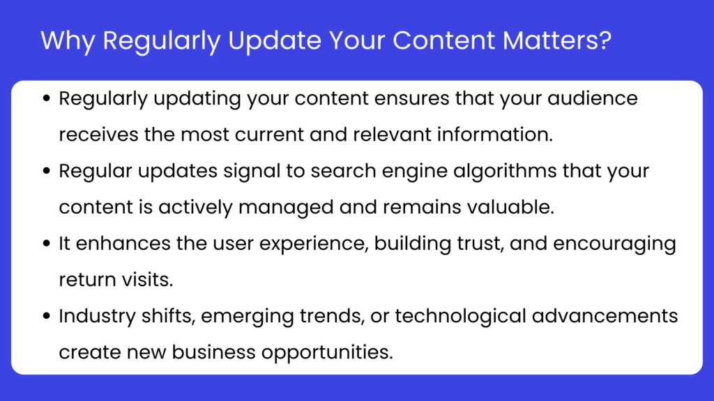 why updating your content matters
