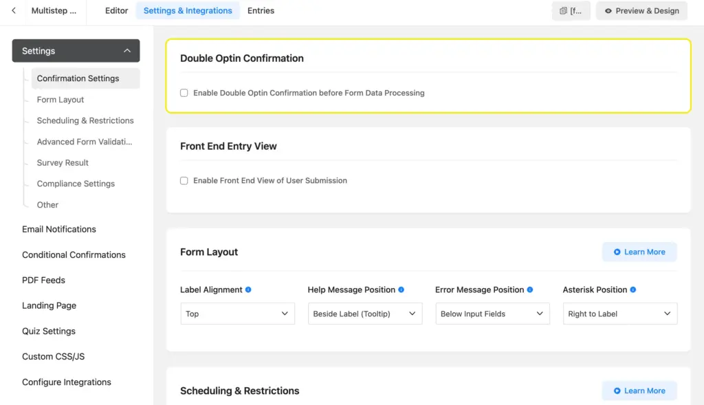 double opt in confirmation