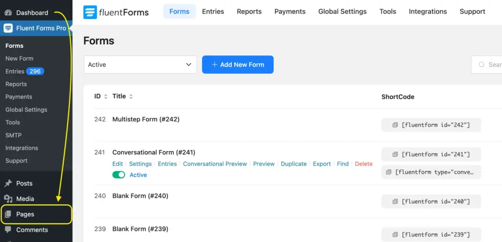 Publish your multi-step form