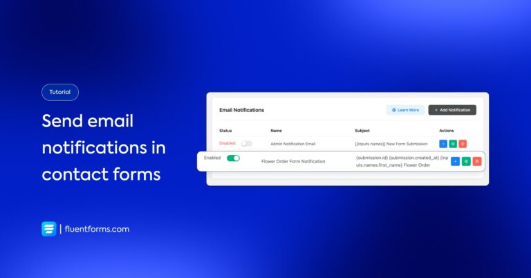 How to Send Email Notifications from WordPress Contact Forms 