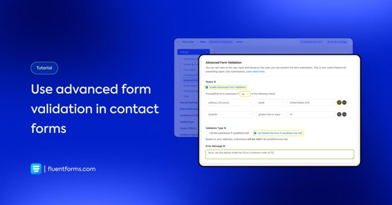 How to Use Advanced Form Validation in WordPress Forms