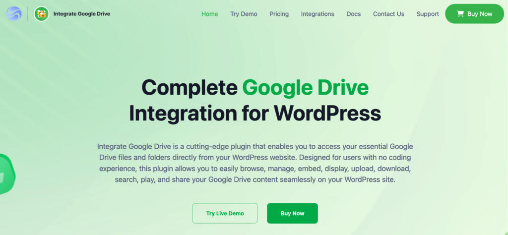 Integrate Google Drive