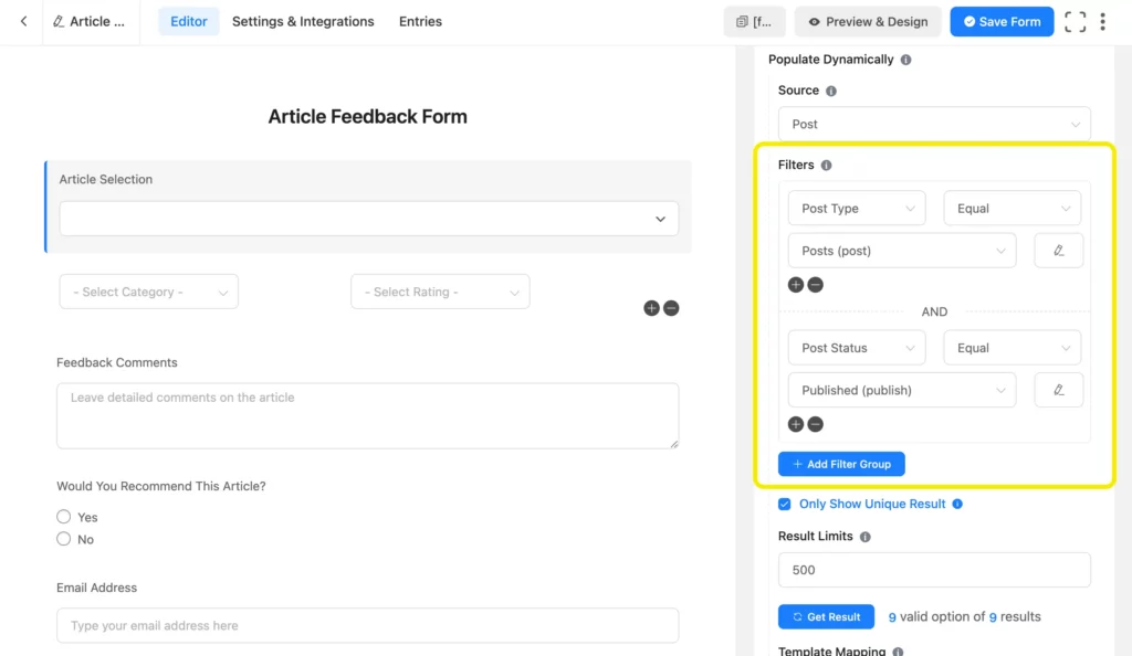 Customizing dynamic field in Fluent Forms