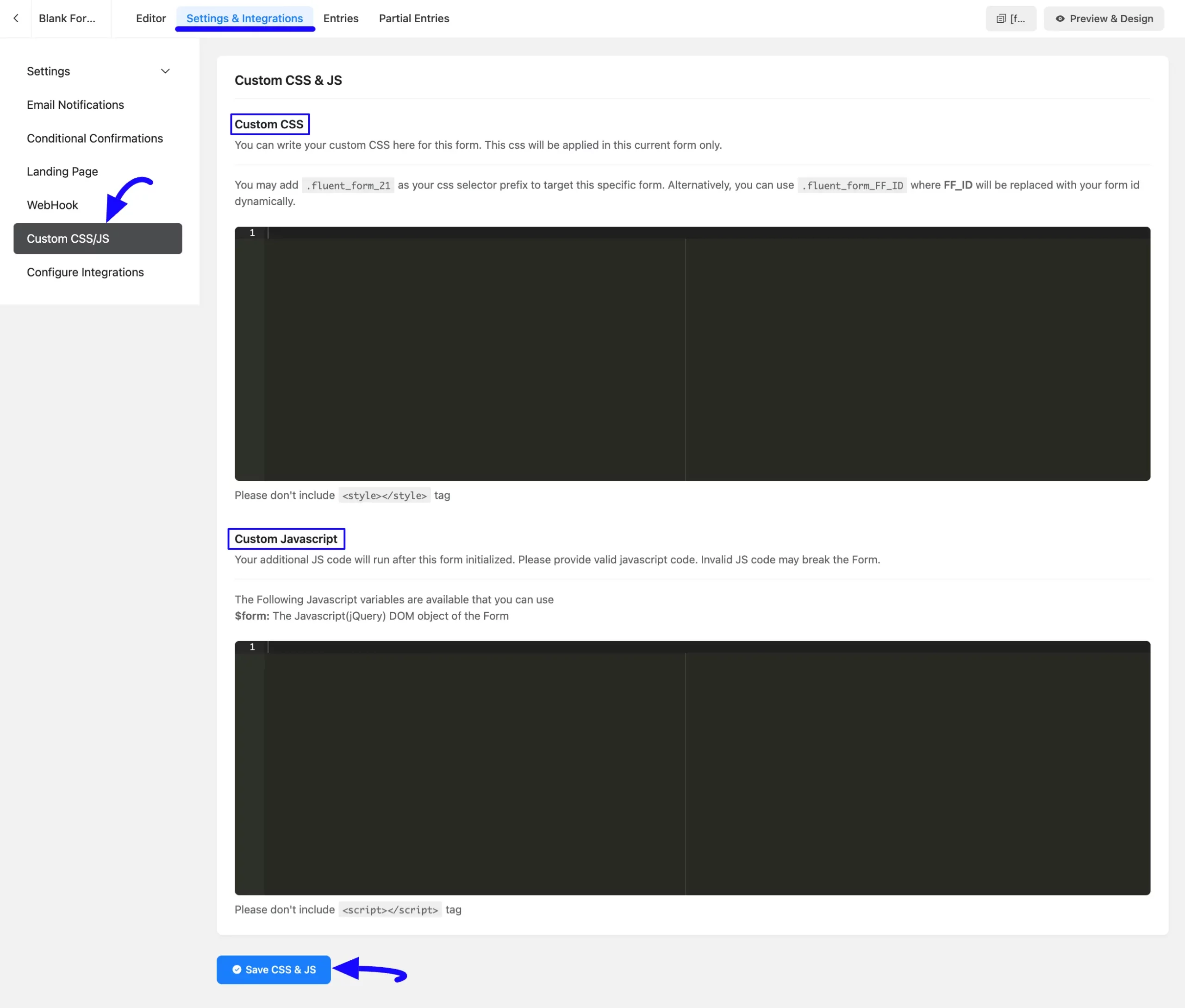 Custom CSS JS Fluent Forms 12 06 2024 05 14 PM1 scaled 45175