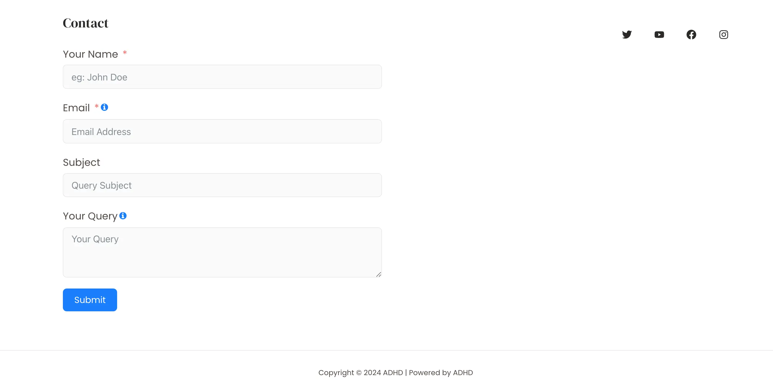 Widget Form in Footer 45026