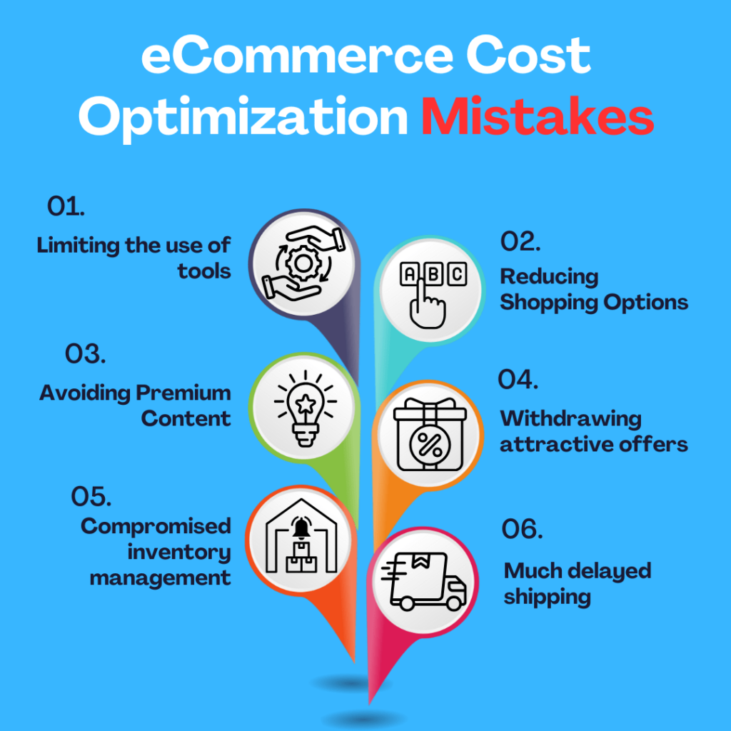 eCommerce cost optimization mistakes