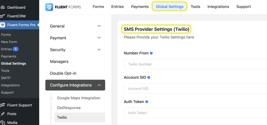 Set up SMS notifications