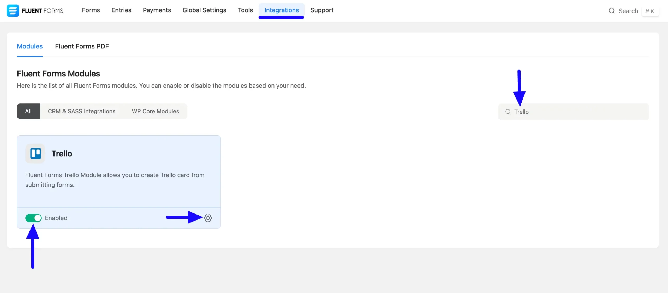 1. enabled Trello module scaled 47329