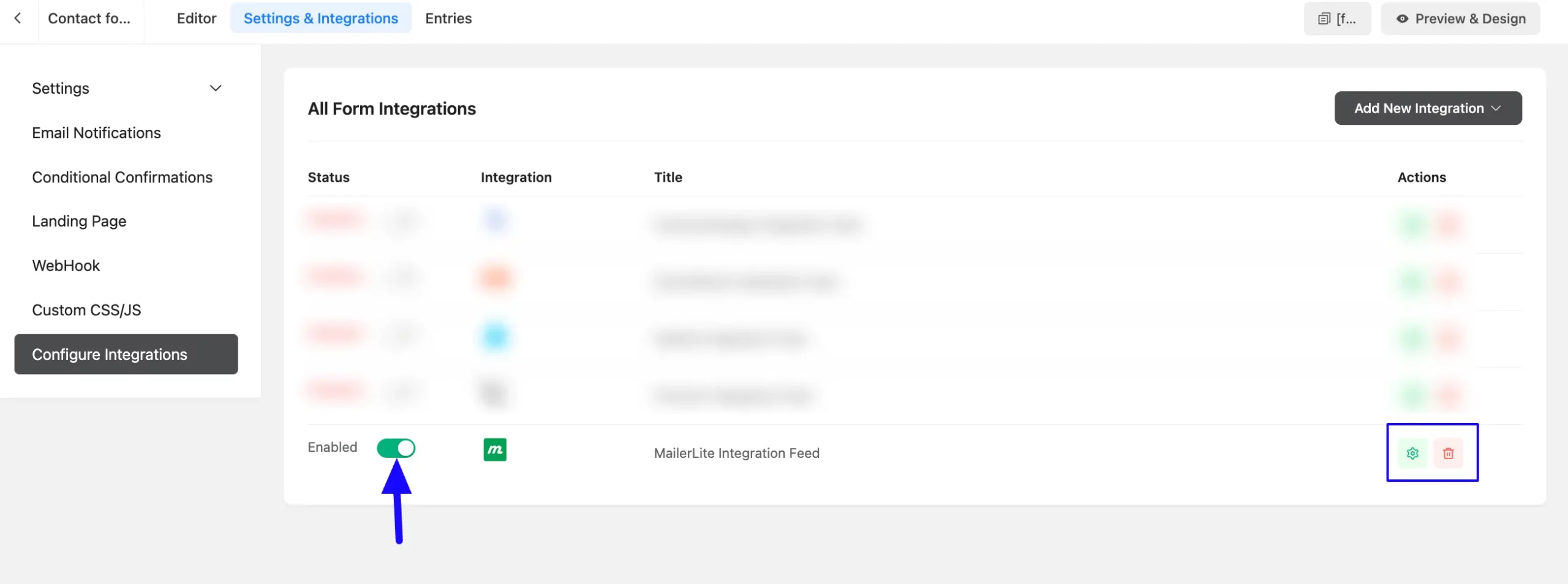 12. Added MailerLite Integration Feed scaled 46682