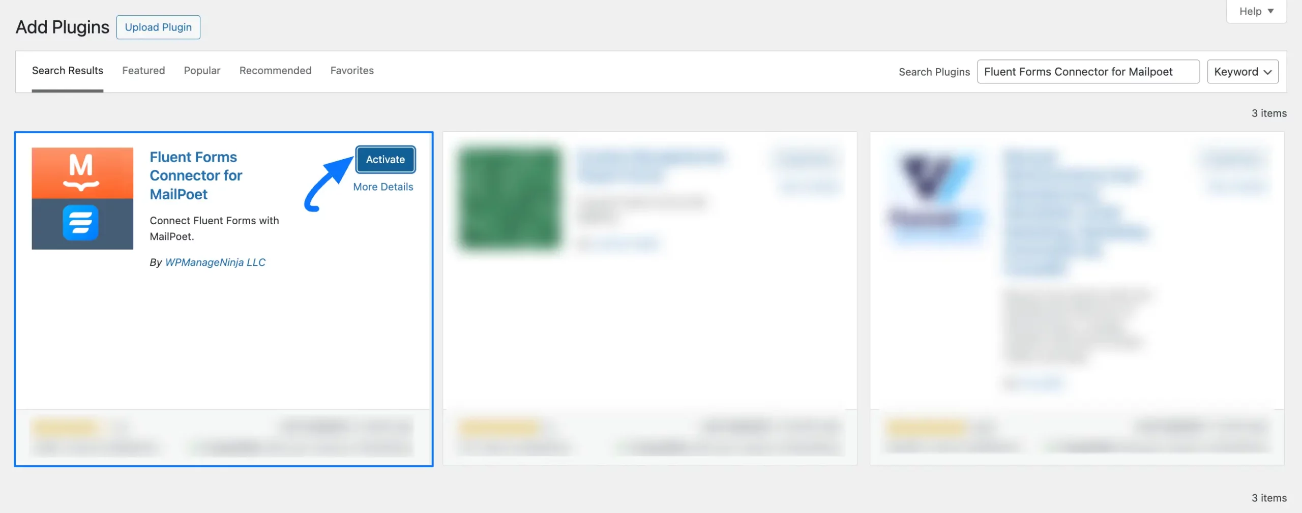 2. Activate Fluent Forms Connector for MailPoet scaled 46727