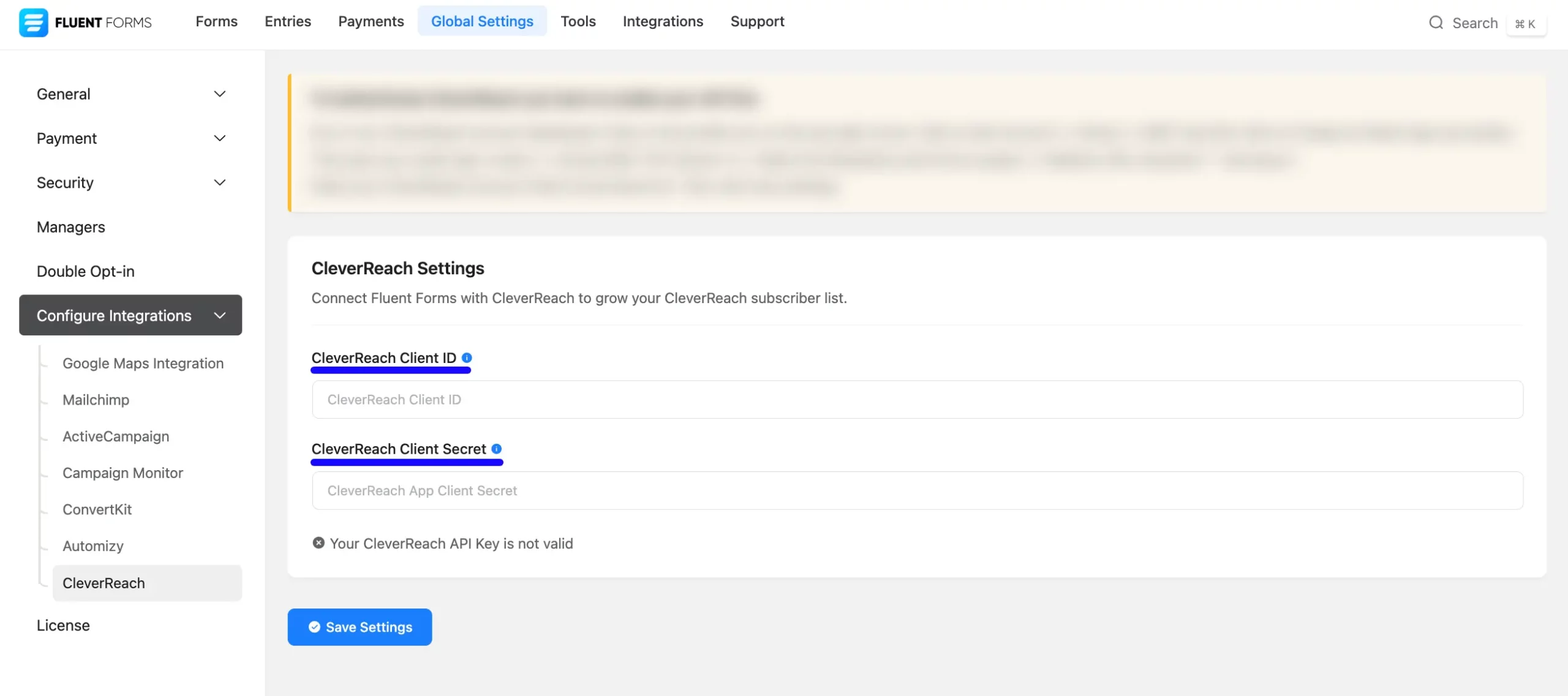 2. CleverReach Client ID and Secret scaled 46463