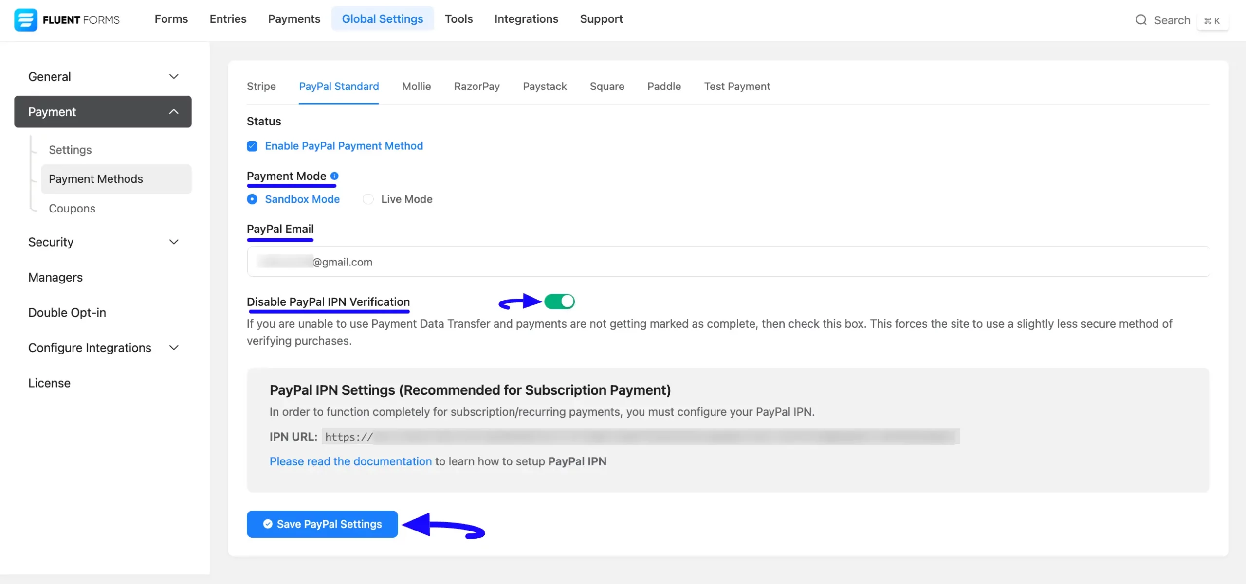 2. Configure Paypal Account Email scaled 48158