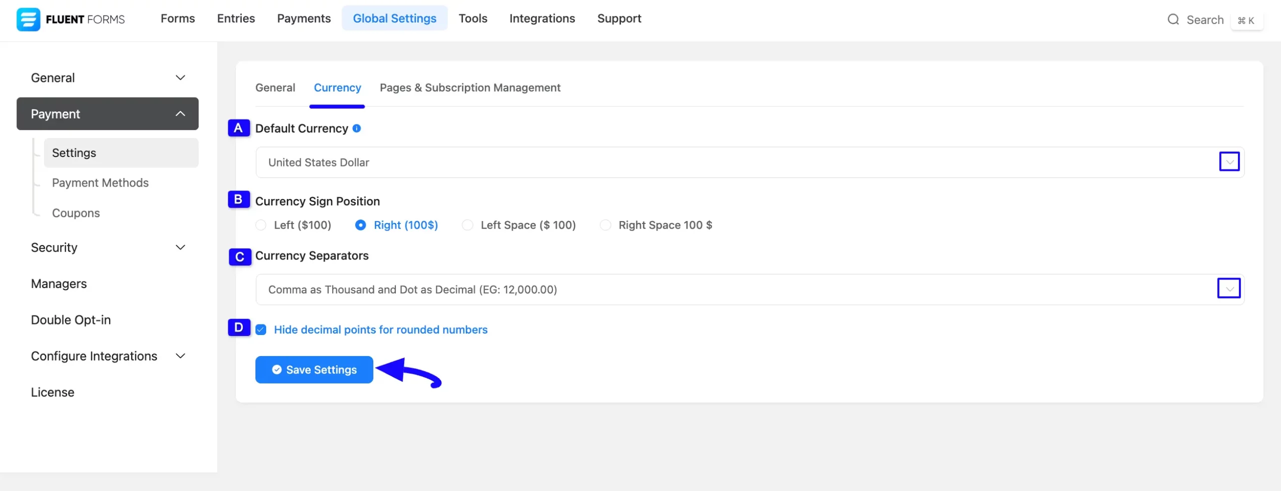 2. Currency settings tab scaled 48169
