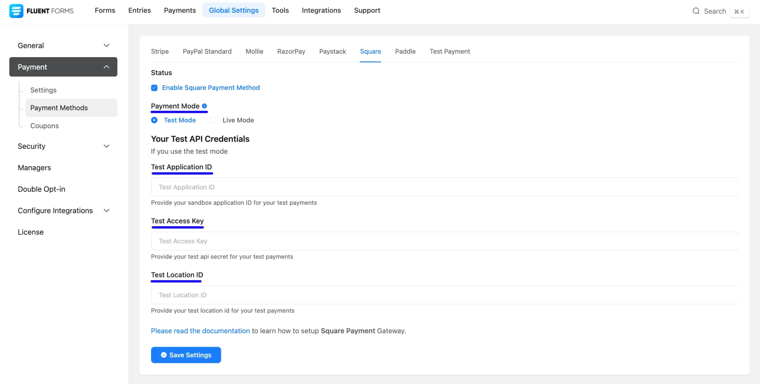 2. Payment Mode and API Credentials scaled 47753