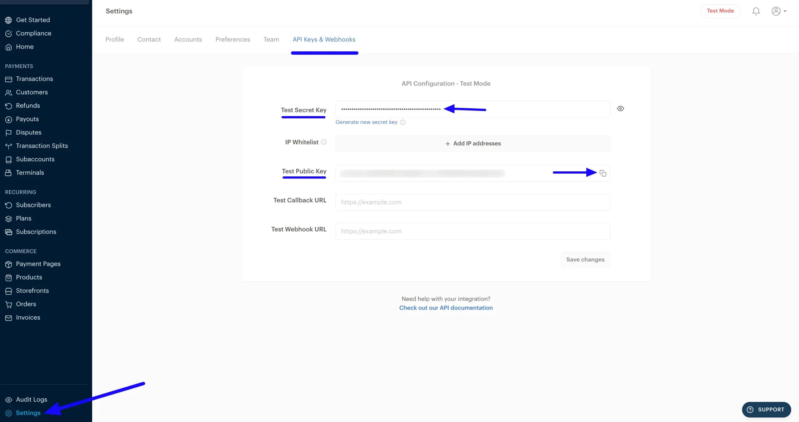3. Copy secret and API key scaled 48165