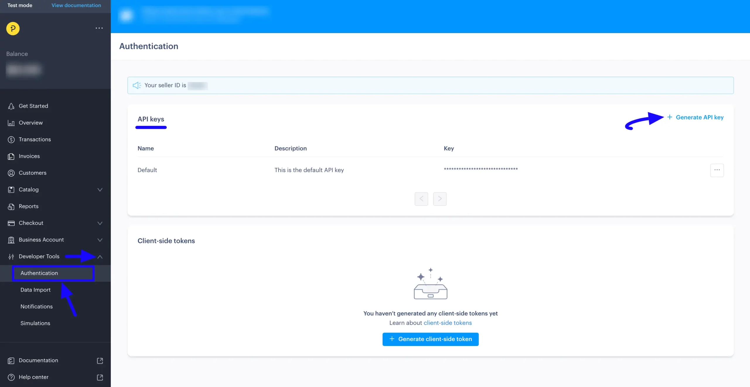 3. Generate API Key button scaled 48167