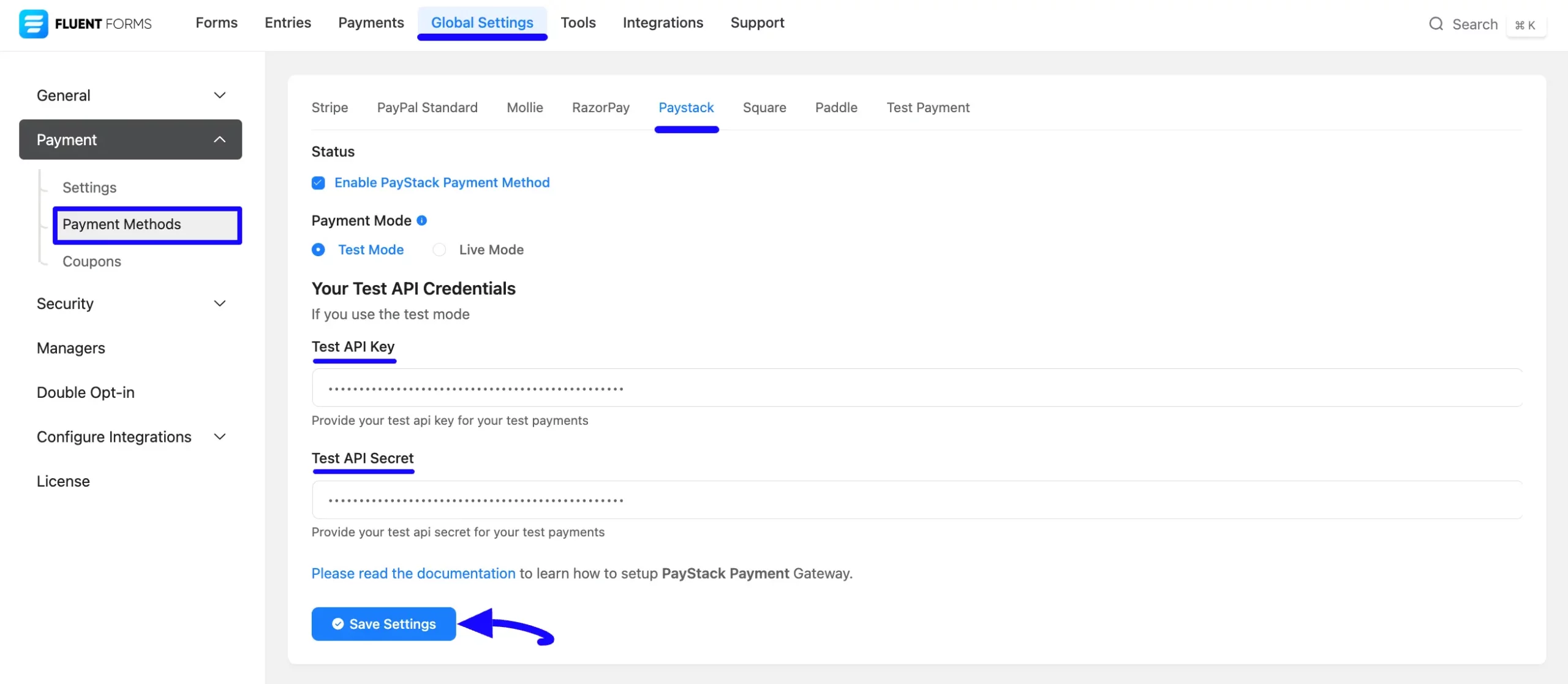 4. Paste API key and API Secret scaled 48165