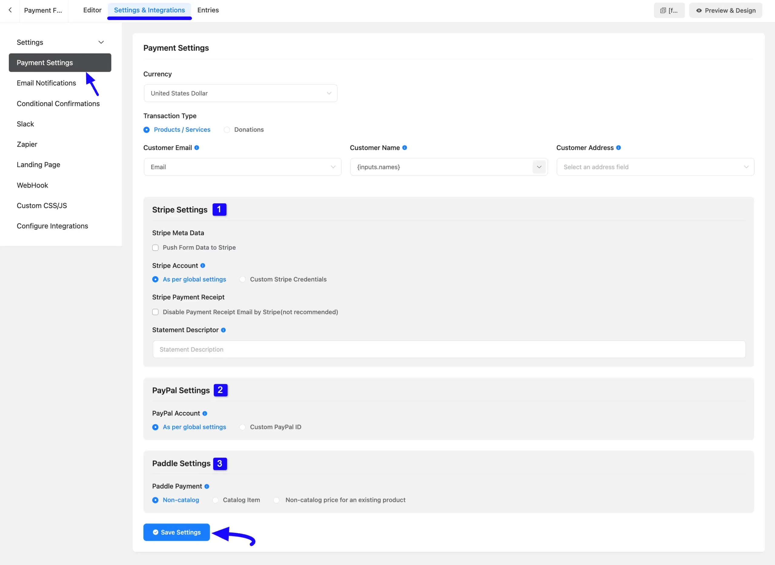 5. Form specific payment method settings scaled 48169
