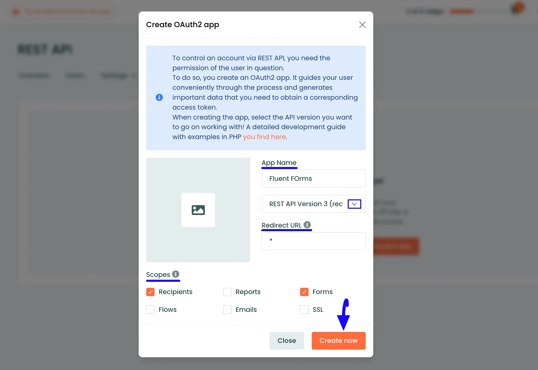 6. Create Now button 46463