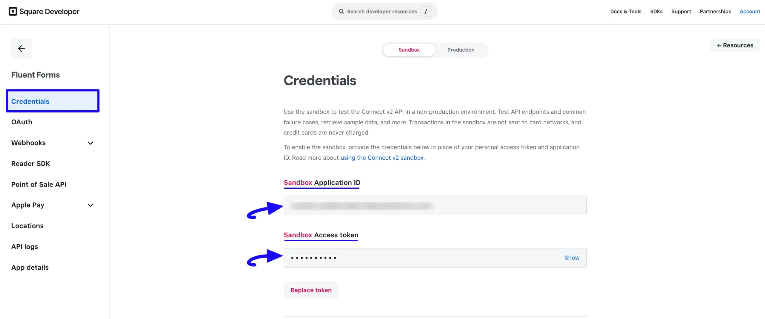 8. Copy Application ID and Access Token scaled 47753