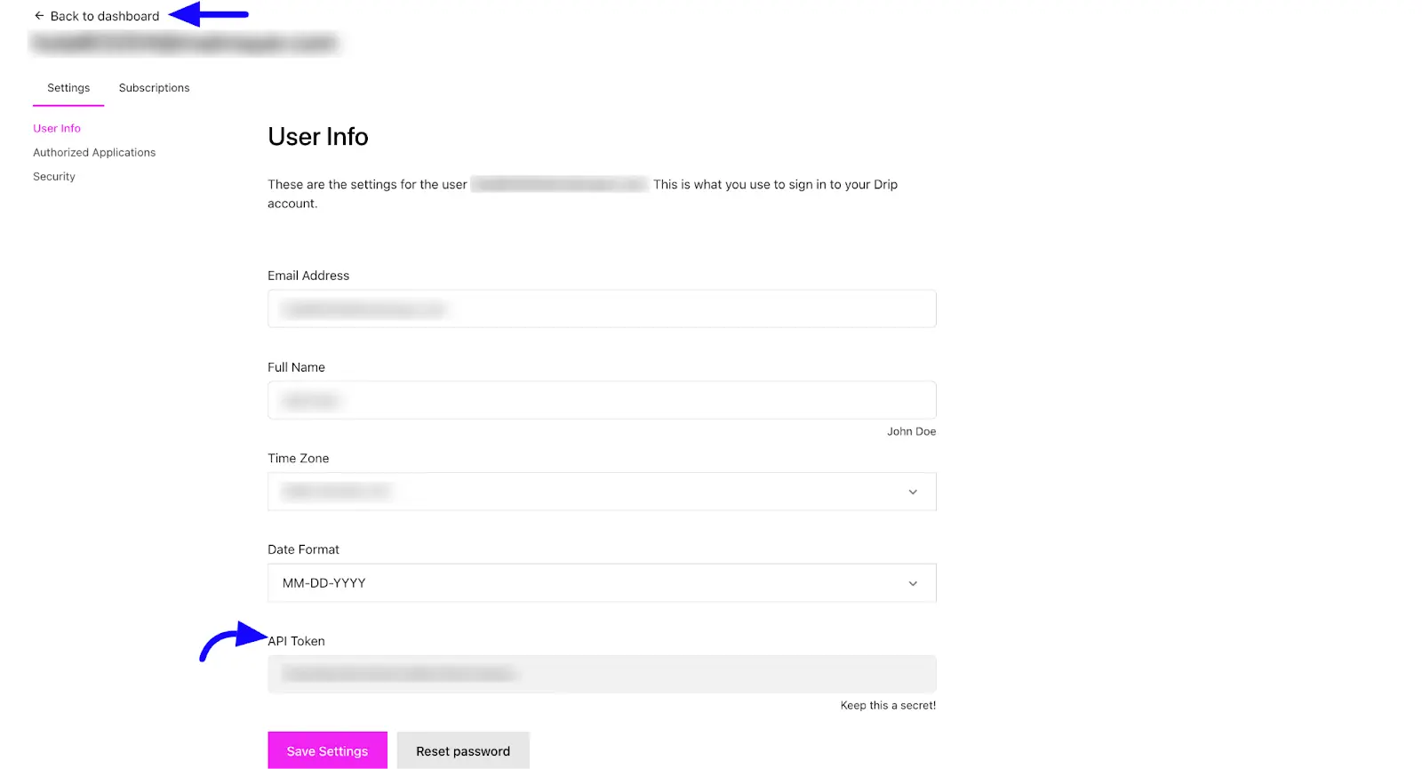 api token 900 47193