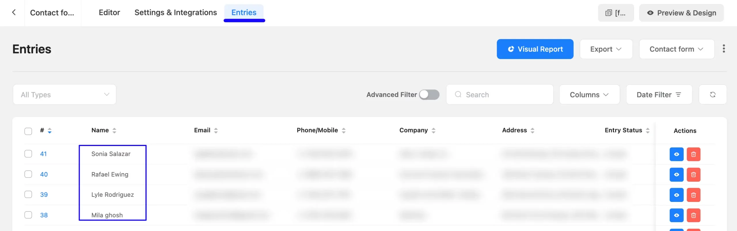 11. Entries of newly added Subscribers scaled 48678