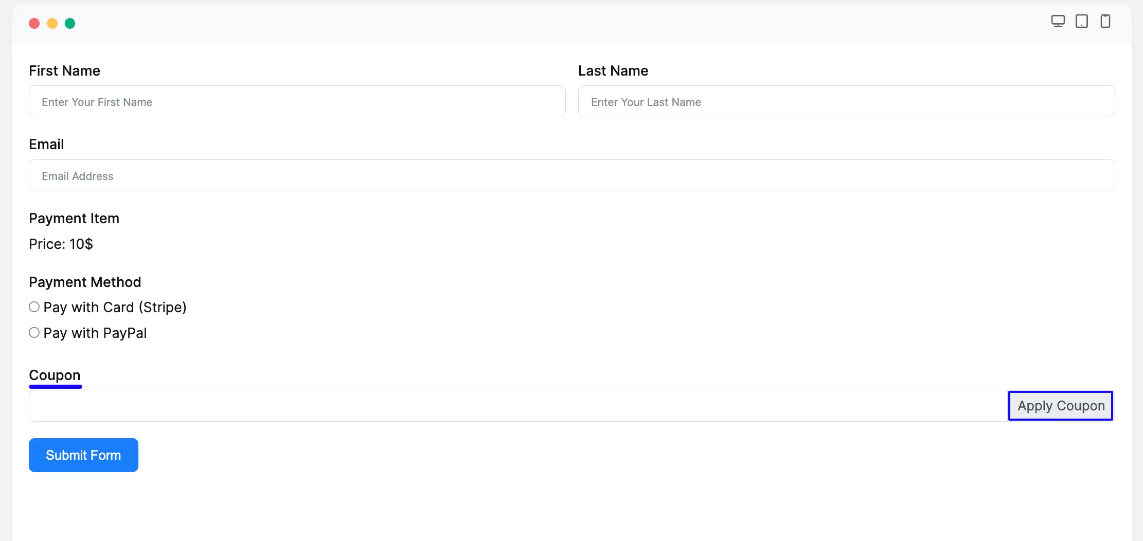 11. Form Preview 48580