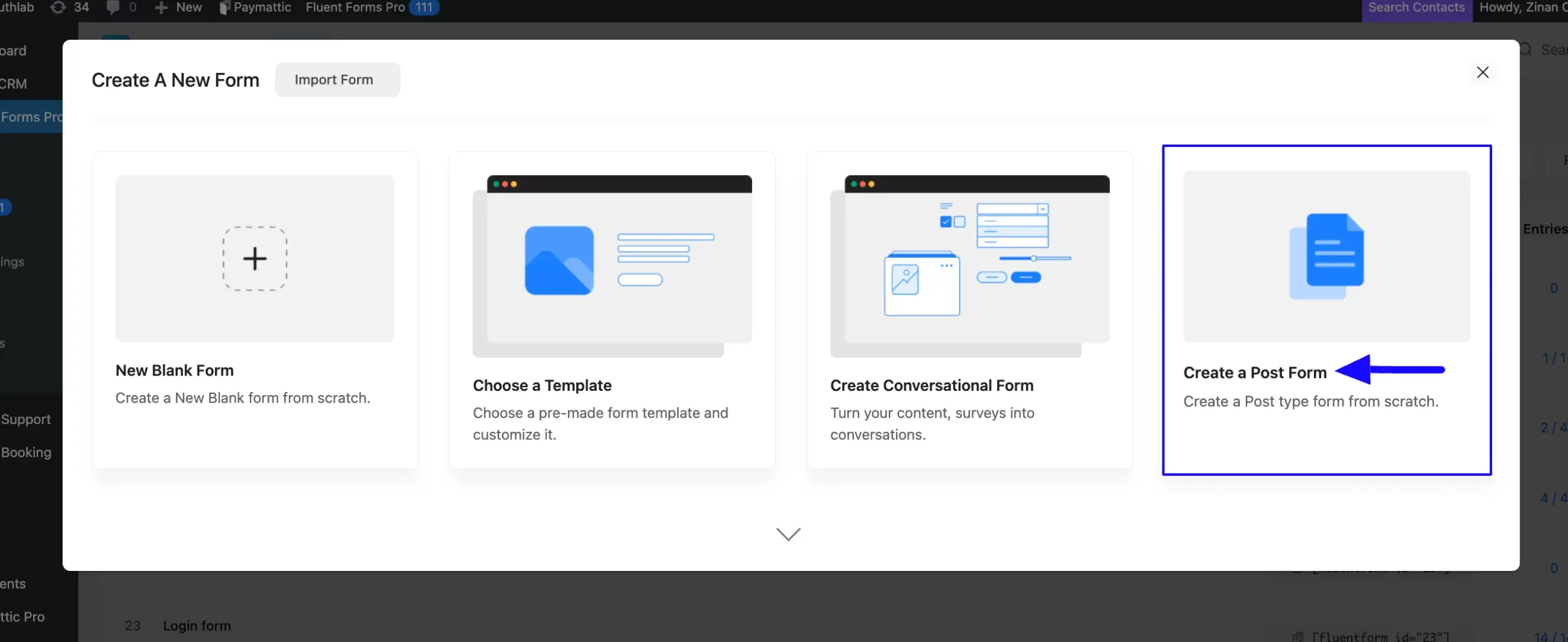 3. Create a Post Form scaled 49332