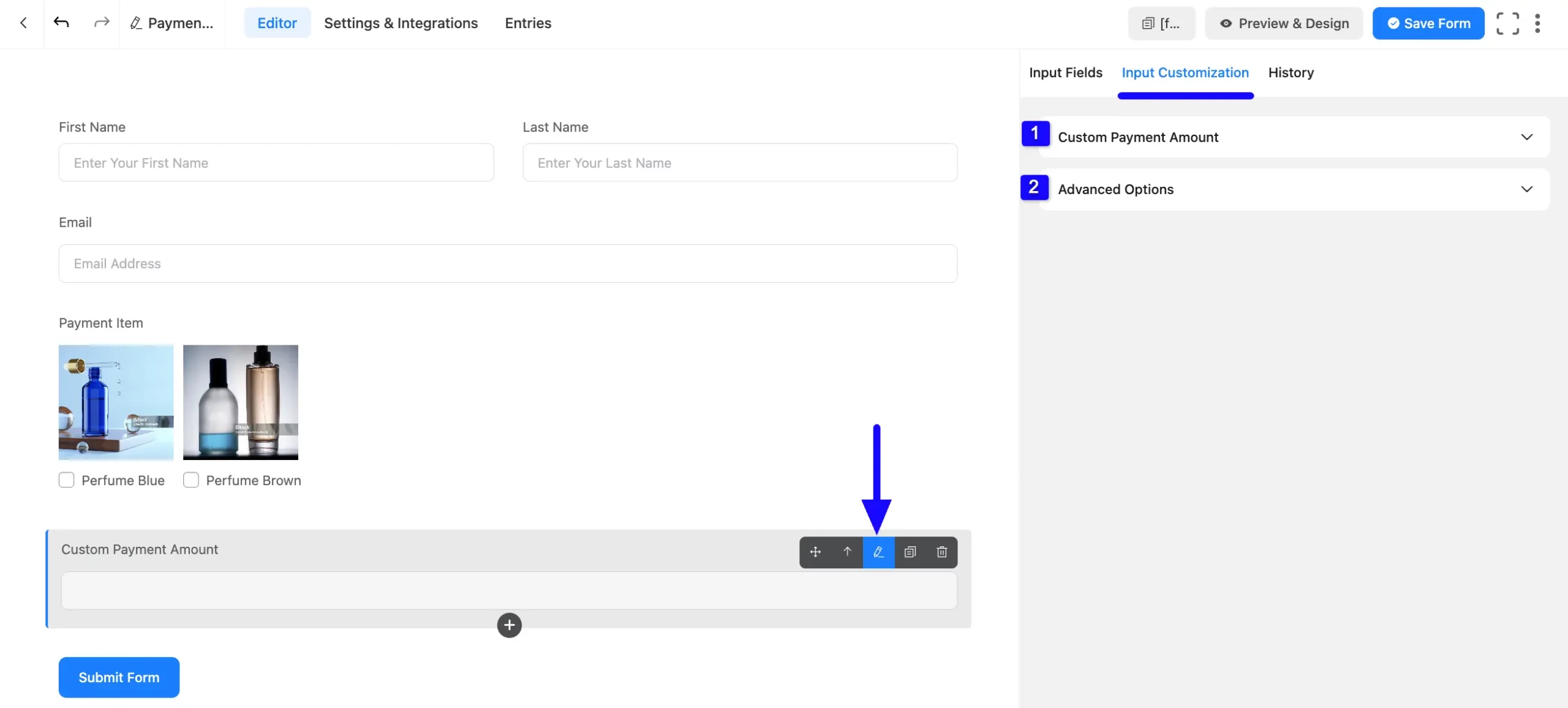 3. Input Customization 1 scaled 48589
