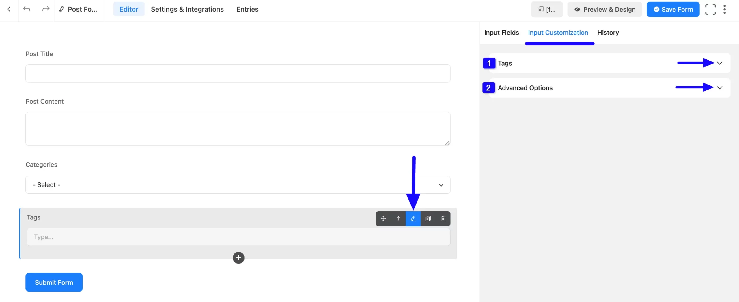 3. Input Customization tab 3 scaled 49582