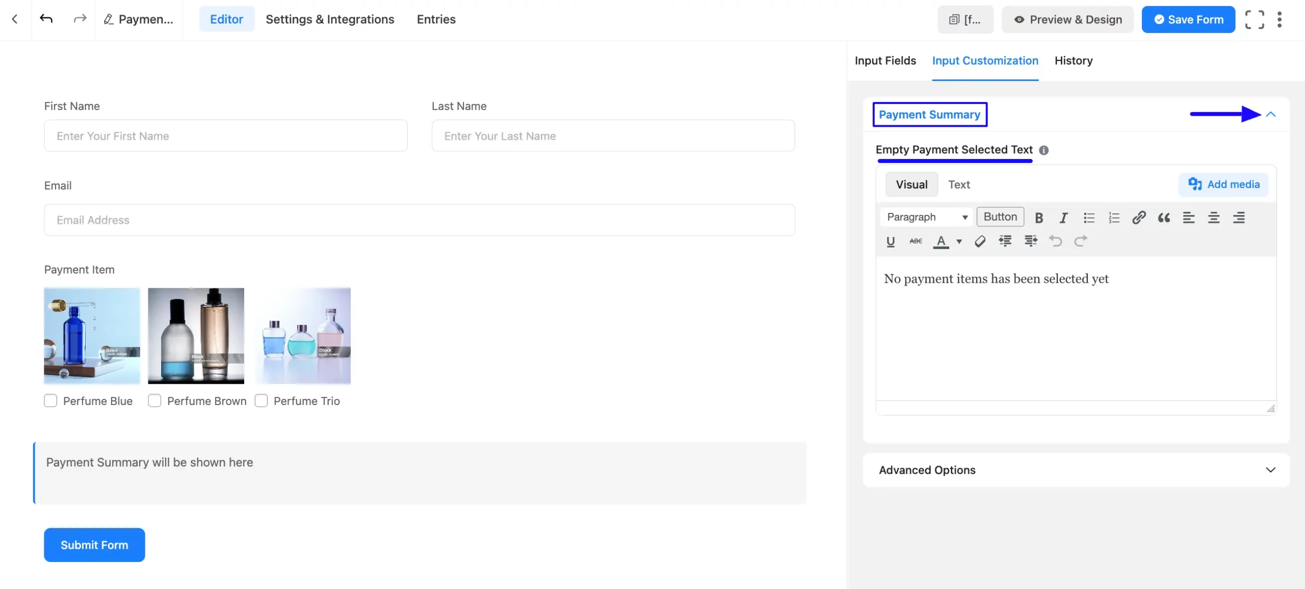 4. Payment Summary customization scaled 48585
