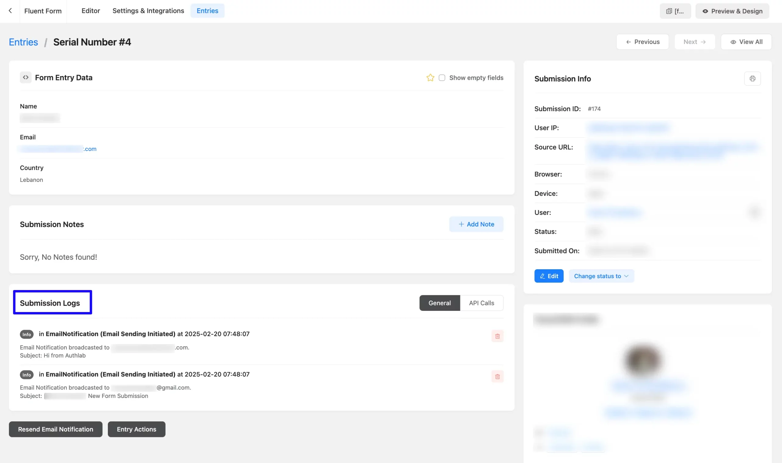 5. Submission logs of a form scaled 50028