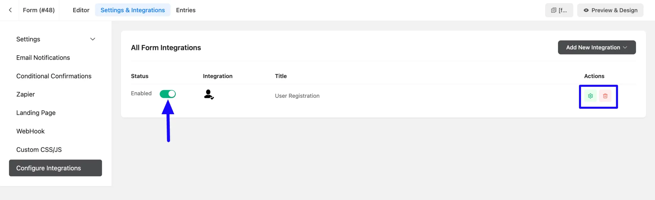 7. Added User Registration Integration scaled 50039
