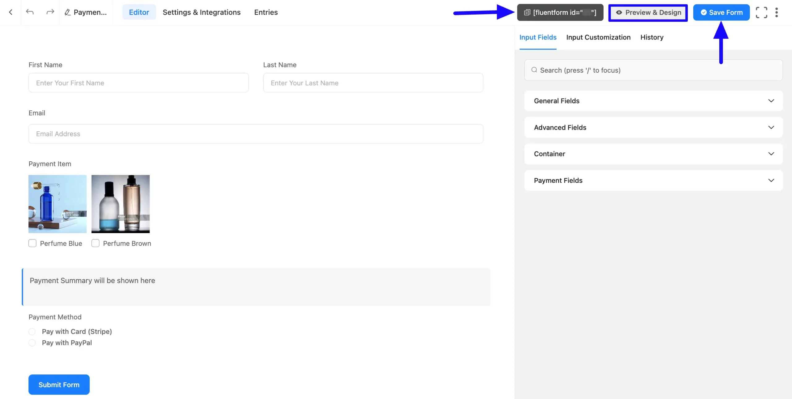 7. Save Form button scaled 48585