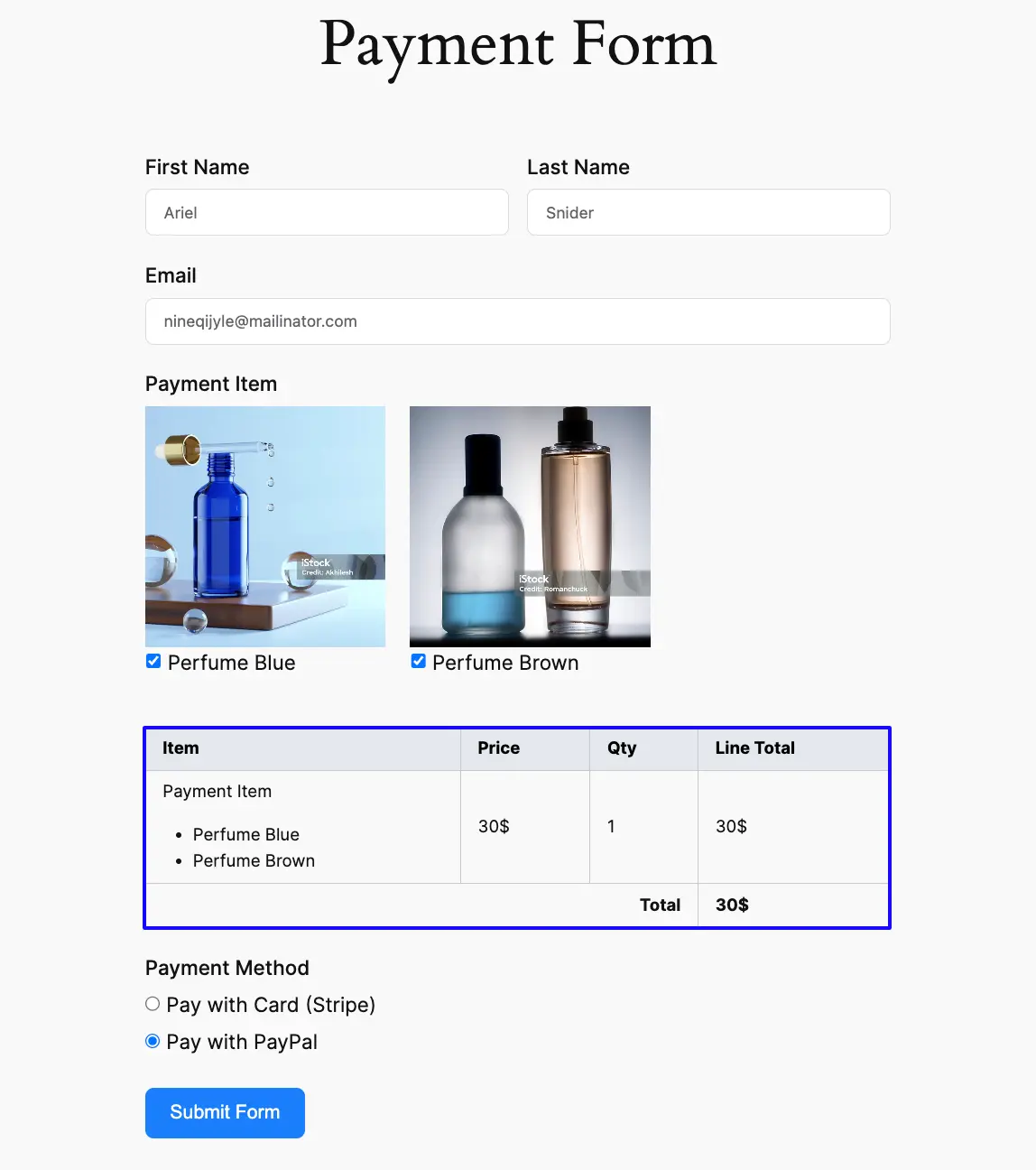 8. Form Preview 48585
